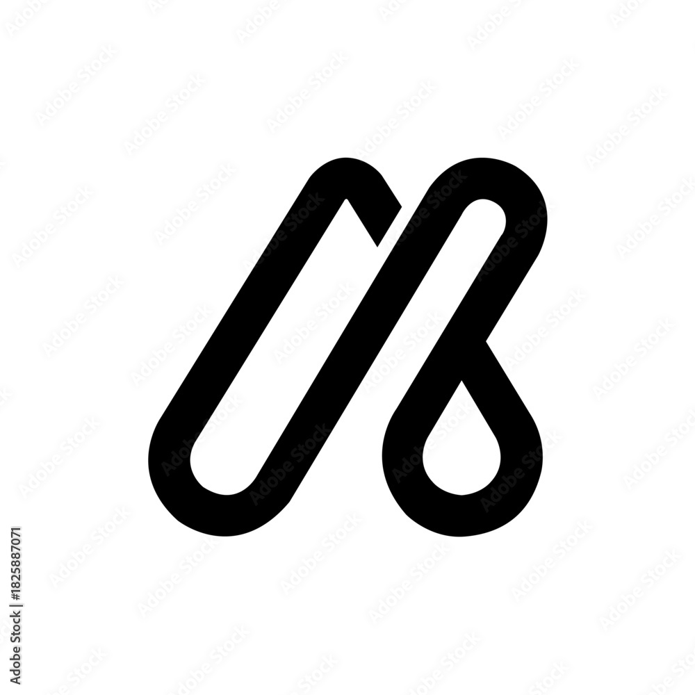 Fototapeta premium a monogram logo