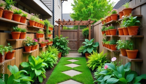 Fototapeta Naklejka Na Ścianę i Meble -  garden with flowers