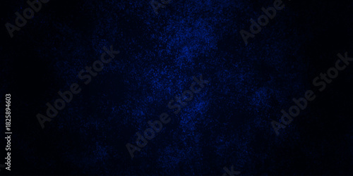 Abstract dark blue grunge natural smooth cement concrete floor and plaster dirty wall background texture. blue marble texture and blue paper texture. plastered long panoramic concrete wall background.