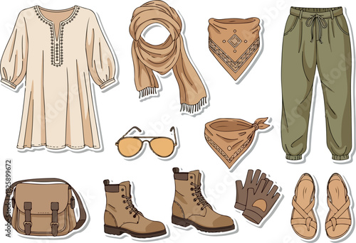 Boho Style Set Outfit Essentials for Adventurous Souls