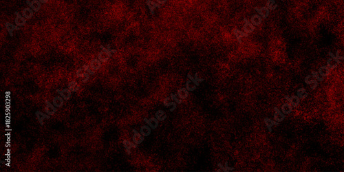 Abstract red grunge natural smooth cement concrete floor and plaster dirty wall background texture. red marble texture and red paper texture. plastered long panoramic concrete paint wall background.