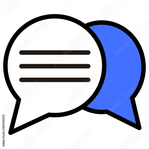 questions and answers  mixed color icon