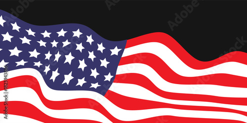 Veteran's day poster.Honoring all who served. Veteran's day illustration with american flag and soldiers