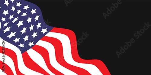 Veteran's day poster.Honoring all who served. Veteran's day illustration with american flag and soldiers