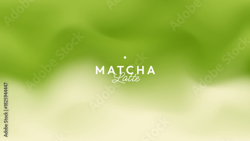 Soft abstract green and cream gradient background inspired by a matcha latte, ideal for branding, packaging, and modern design projects.