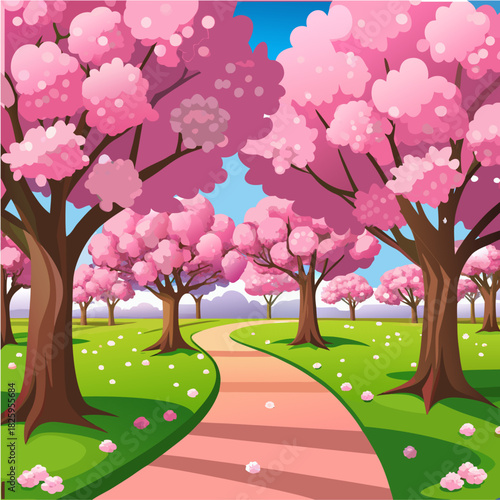cherry tree in spring