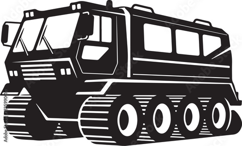 Rugged all-terrain tracked vehicle for exploration and transport