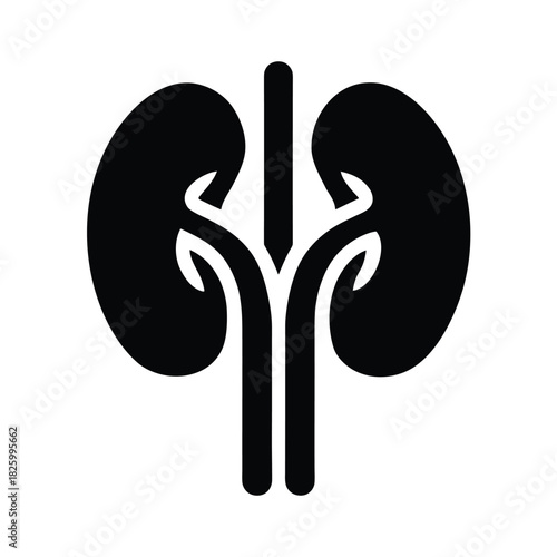 Kidney Nephrology Symbol Illustration