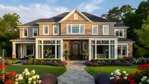 beautiful house exterior