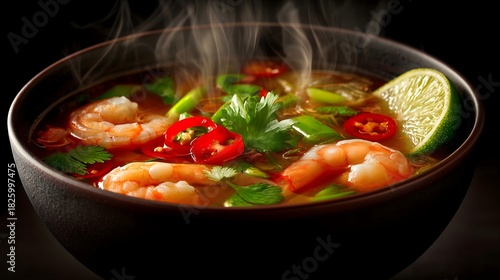 Fototapeta Naklejka Na Ścianę i Meble -  Shrimp Soup Delightful
