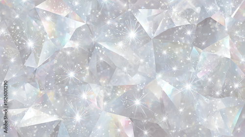 光輝くシルバーのビジネス背景「AI生成画像」
