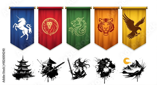 Illustration fantasy graphics collection