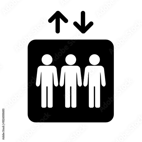 エレベーターのピクト　マーク　