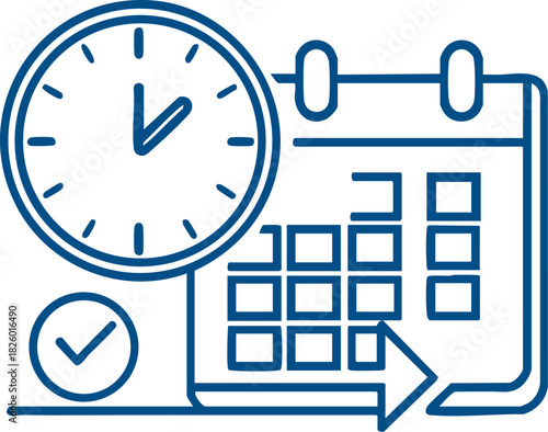 Abstract geometric design with vibrant color palette and classic typography