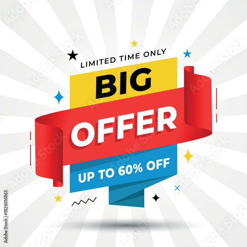 Big Offer Limited Time Sale Promotion Banner