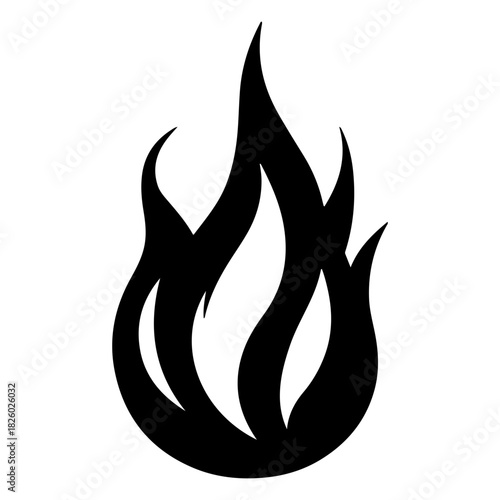 Abstract Black Silhouette of a Roaring Lion Against a White Background for Creative Design and Artwork