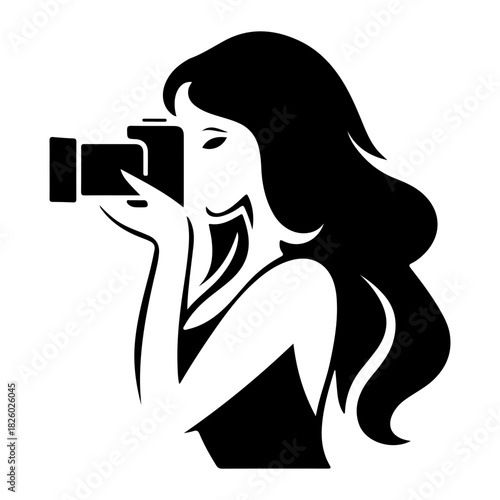 Minimalistic black silhouette of a person sitting in a yoga pose against a clean white background