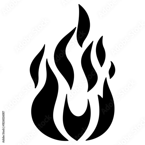 Minimalist black silhouette of a gorilla in a strong pose representing strength and wildlife conservation efforts