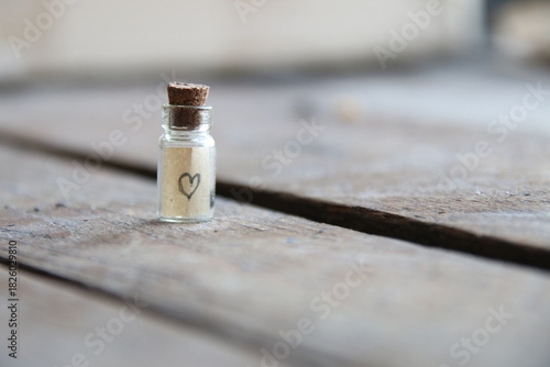 Background for a greeting card with a heart