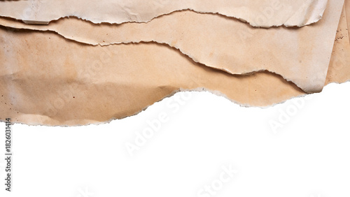 Wallpaper Mural old torn paper texture background with empty space transparent Torontodigital.ca