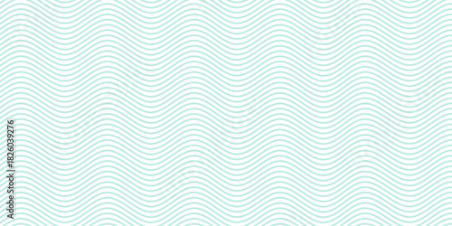 Wavy stripes seamless background. Thin hand drawn uneven waves vector pattern. Striped abstract template. Cute wavy streaks texture.