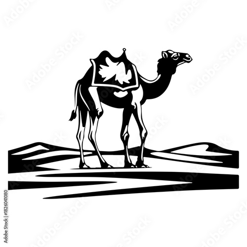 Elegant black silhouette of a dancer performing a graceful pose against a light backdrop, showcasing beauty and movement