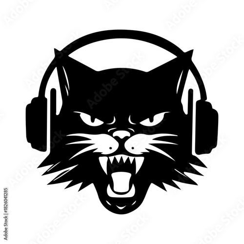 Black silhouette of a person practicing yoga on a serene beach during sunset, showcasing tranquility and mindfulness in nature