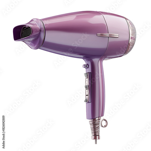 Blow hair dryer isolated on white