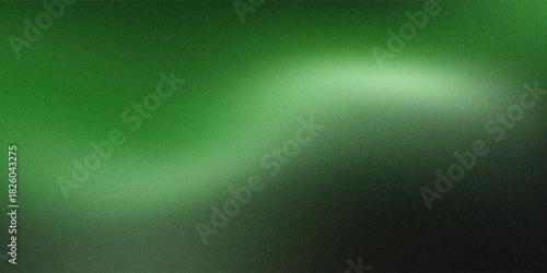 Grainy background glowing green abstract shape dark noise texture black backdrop summer banner poster