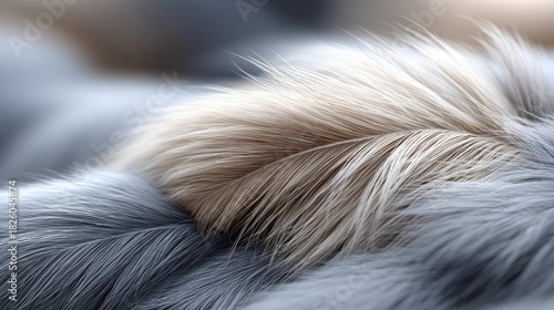 Elegant Grayscale Feather Display with Intricate Textures and Delicate Patterns Captured in Detail