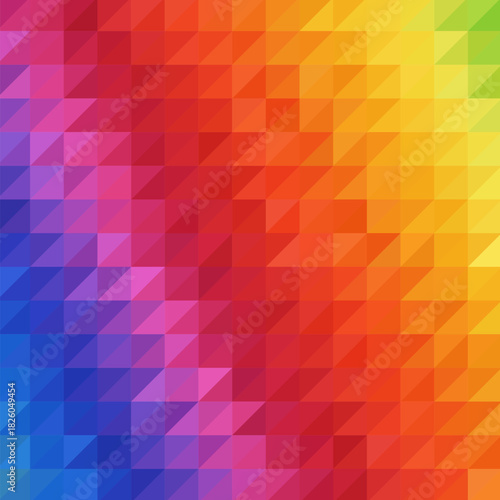 Simple colorful triangle vector background. eps 10