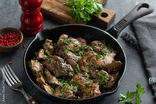 roasted chicken liver