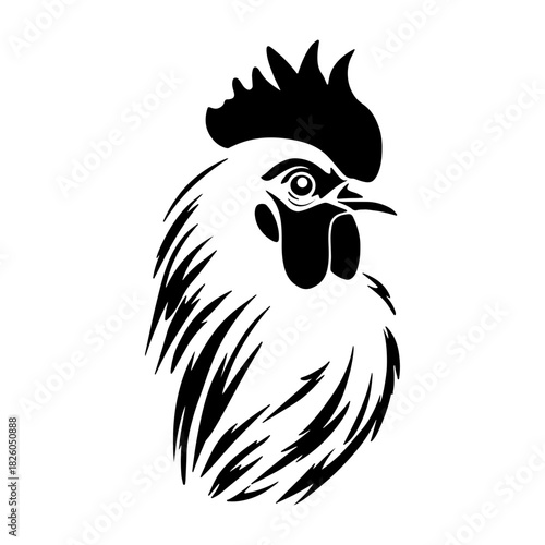 Minimalistic black silhouette of a small cat resting peacefully, perfect for pet-themed design and creative projects