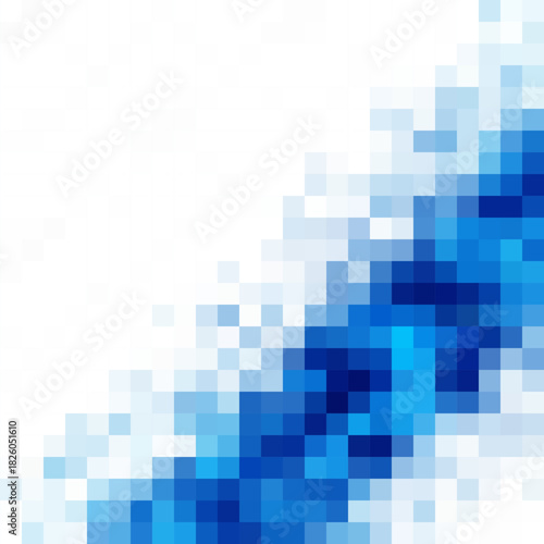 blue pixel background. design for presentation background. eps 10