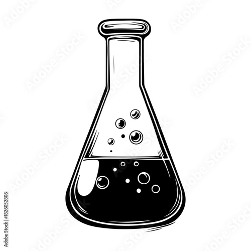 Black silhouette of a cat standing gracefully on a branch against a white backdrop, showcasing elegance and simplicity in design