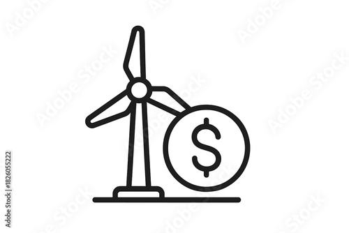 Financial investment and cost of wind turbine energy production for sustainable business