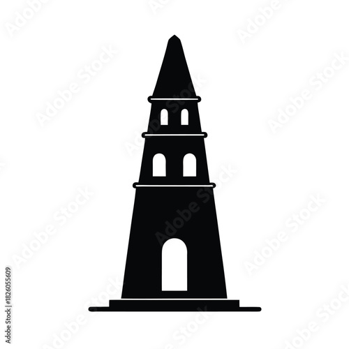 Mud Brick Minaret Vector