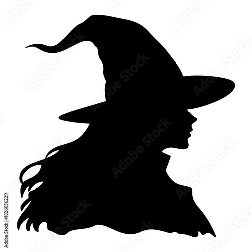 Minimalist black silhouette of a woman practicing yoga in a serene pose under a bright sun symbol, perfect for wellness themes