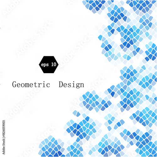 dark blue background. polygonal style. Abstract vector illustration. eps 10