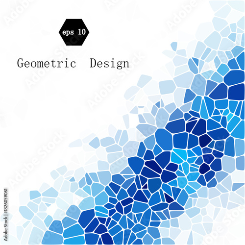 blue pebbles background. pattern for presentation. eps 10