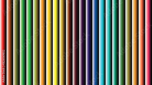 Colorful vertical gradient stripes background with full spectrum hues Vector