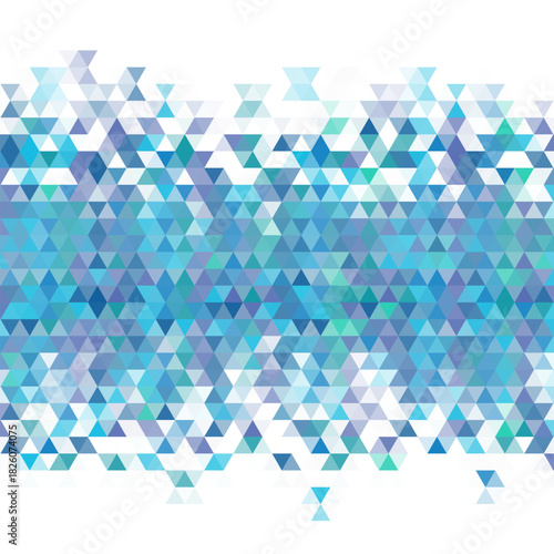 abstract blue triangles background. presentation template. cover brochures, flyers. geometric design. polygonal style. eps 10