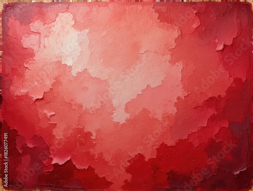 Abstract Gradient of Warm Red Hues with Textured Patterns in a Vibrant Composition