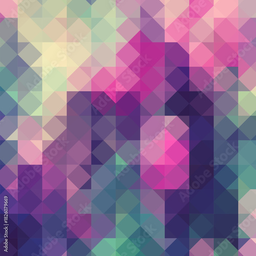 color vector pixel background. abstract geometric image in polygonal style. eps 10