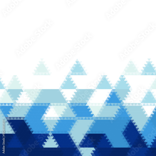 Abstract Blue Triangle Background, Vector Illustration. eps 10