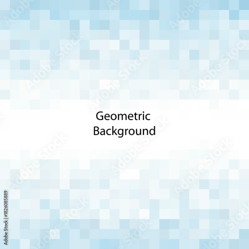 White blue mosaic background. Geometric square grid pattern for your amazing design. eps 10