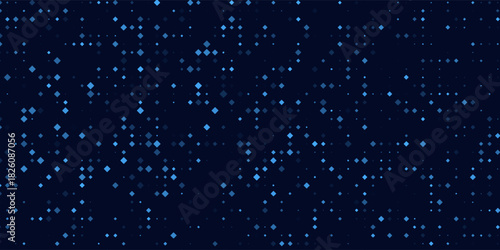 Dot blue pattern screen led light gradient texture background. Abstract technology big data digital background. 3d rendering.