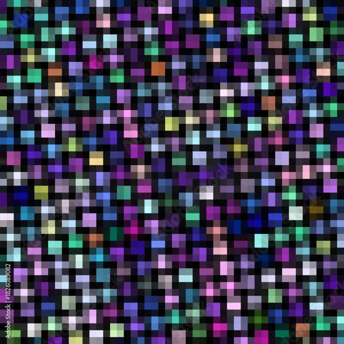 Colored square pattern background - geometrical vector graphic from diagonal squares. eps 10