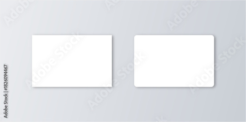 Visitenkarten in 8,5 x 5,5 cm mit und ohne Eckenrundung