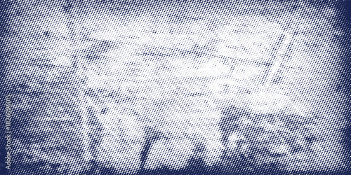 Abstract halftone wave dots background. Futuristic twisted grunge pattern, dots, circles. Vector modern optical pop art texture for posters, business cards and etc